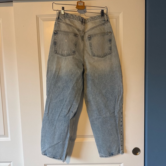 Free People Light Blue High-Waisted Jeans - Picture 3 of 3